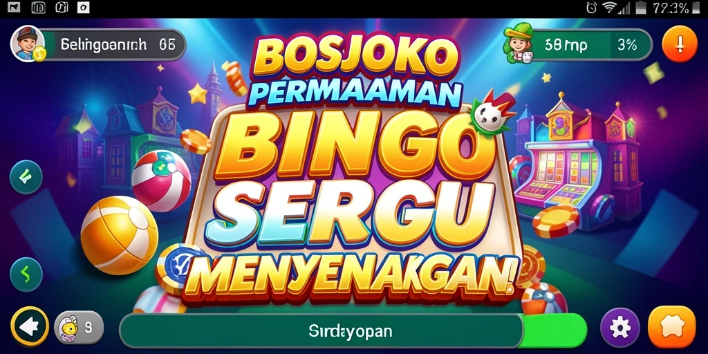 Gameplay seru Bingo di BOSJOKO yang memikat.