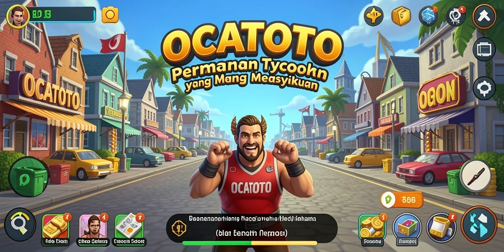 Tampilan gameplay OCATOTO yang mengasyikkan dan penuh tantangan.